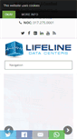 Mobile Screenshot of lifelinedatacenters.com